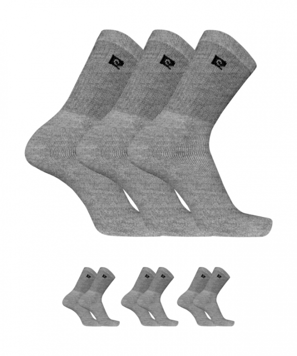 Vyriškos sportinės kojinės Pierre Cardin TENNIS 05 pilkos spalvos